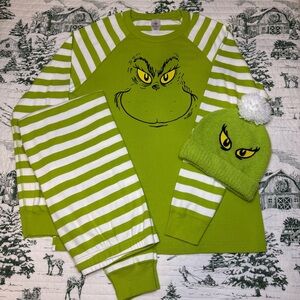 👀🎄Hanna Andersson Dr. Seuss Grinch Family Pajamas